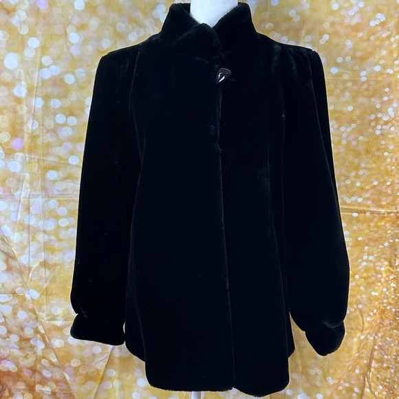 Grandazia by Glenot   Faux Coat  made in USA - Picture 1 of 16